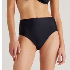 Quince Italian High-Rise Bikini Bottoms Medium Full Coverage NWOT